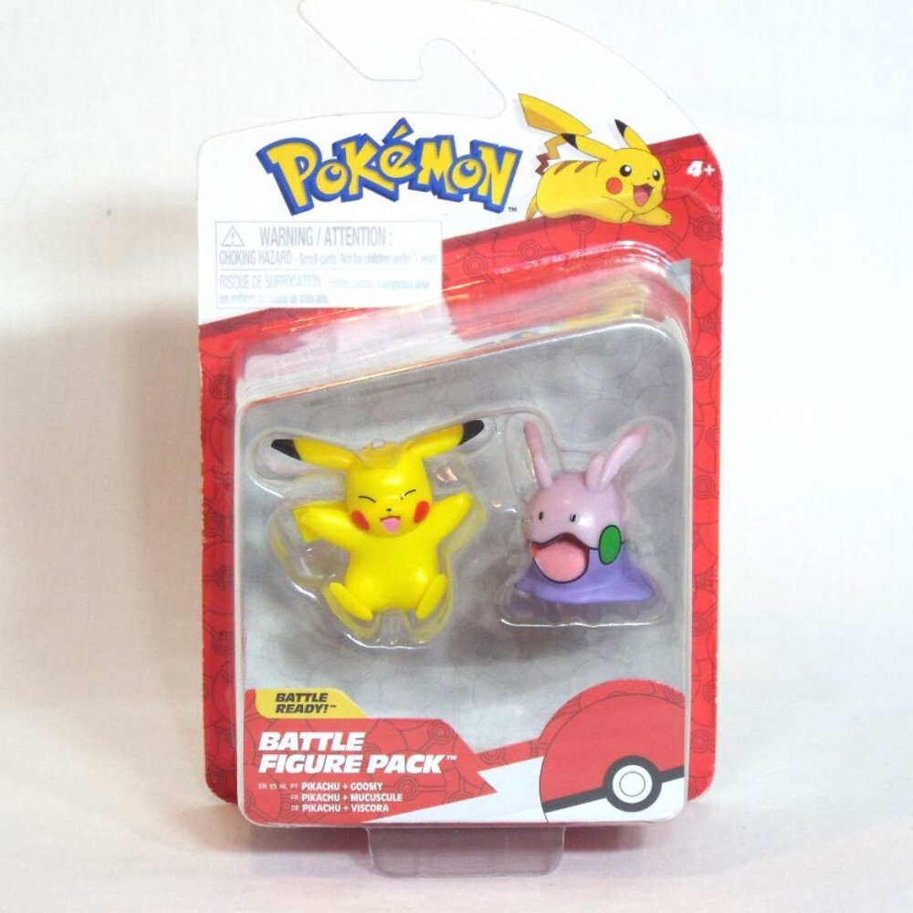 Pokémon Battle Figure Pack Lot – Pikachu, Leafeon, Cubchoo, Goomy – Sealed - Picture 7 of 8